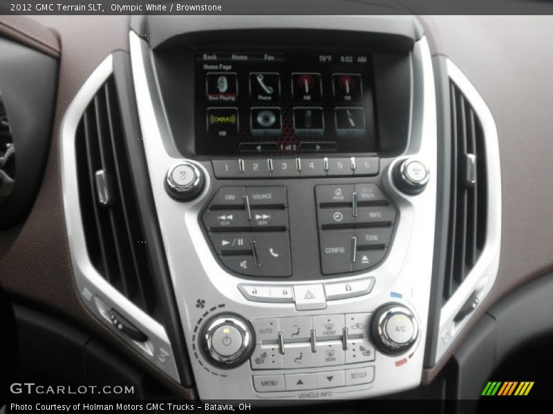 Olympic White / Brownstone 2012 GMC Terrain SLT