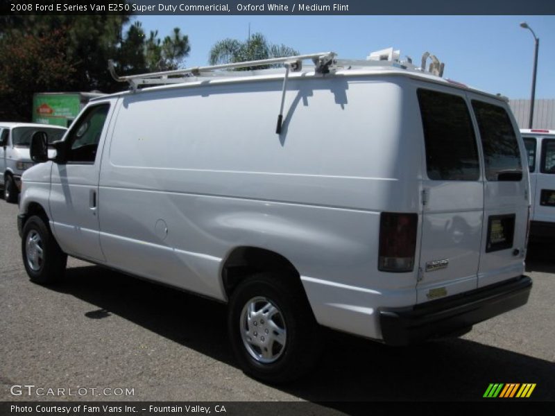 Oxford White / Medium Flint 2008 Ford E Series Van E250 Super Duty Commericial