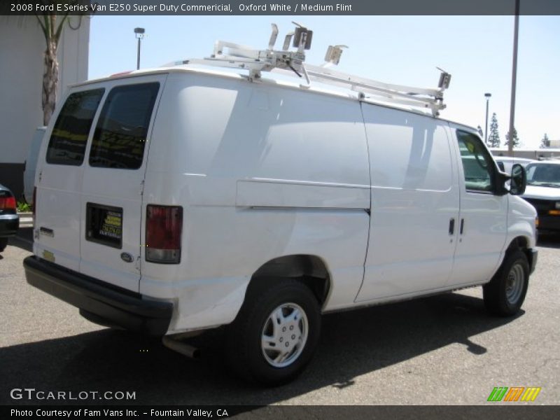 Oxford White / Medium Flint 2008 Ford E Series Van E250 Super Duty Commericial