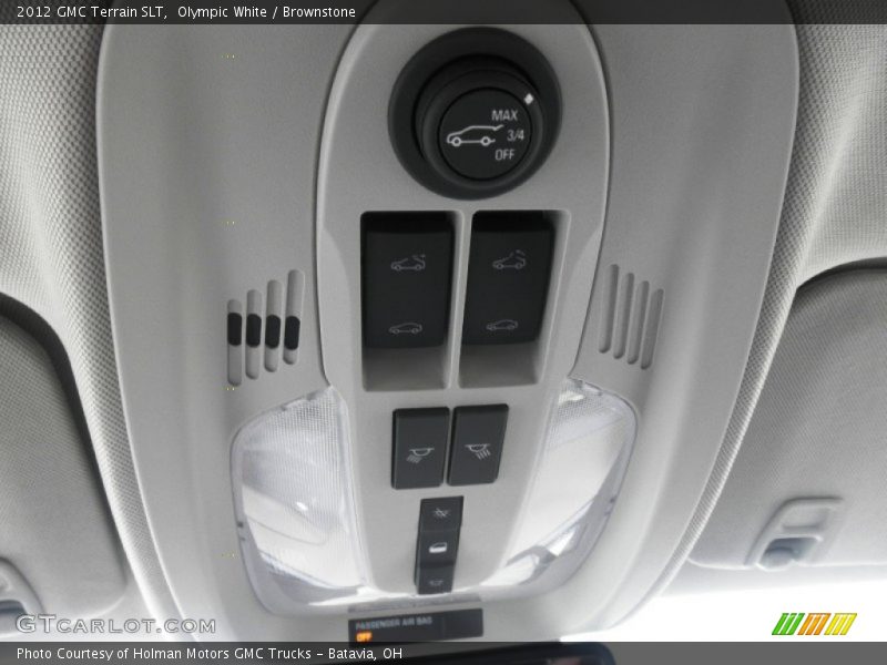 Olympic White / Brownstone 2012 GMC Terrain SLT