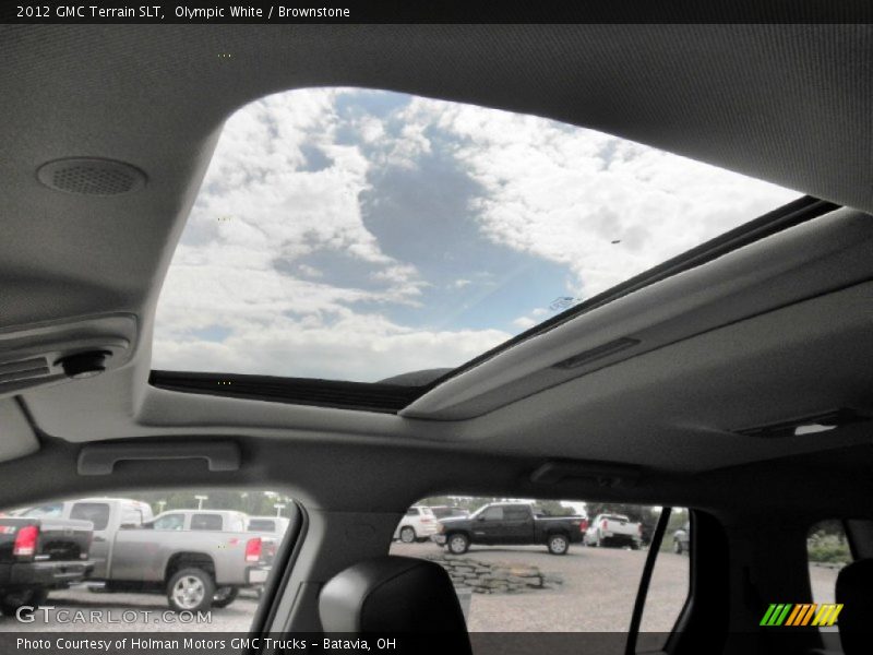 Olympic White / Brownstone 2012 GMC Terrain SLT