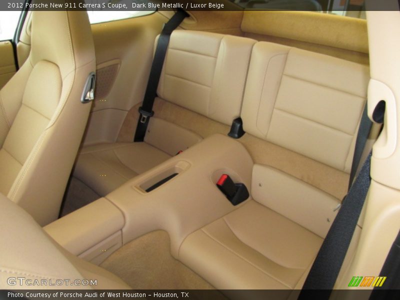  2012 New 911 Carrera S Coupe Luxor Beige Interior