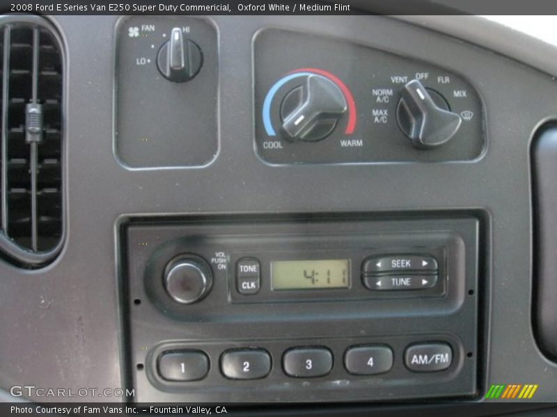 Oxford White / Medium Flint 2008 Ford E Series Van E250 Super Duty Commericial
