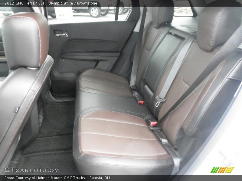 Olympic White / Brownstone 2012 GMC Terrain SLT