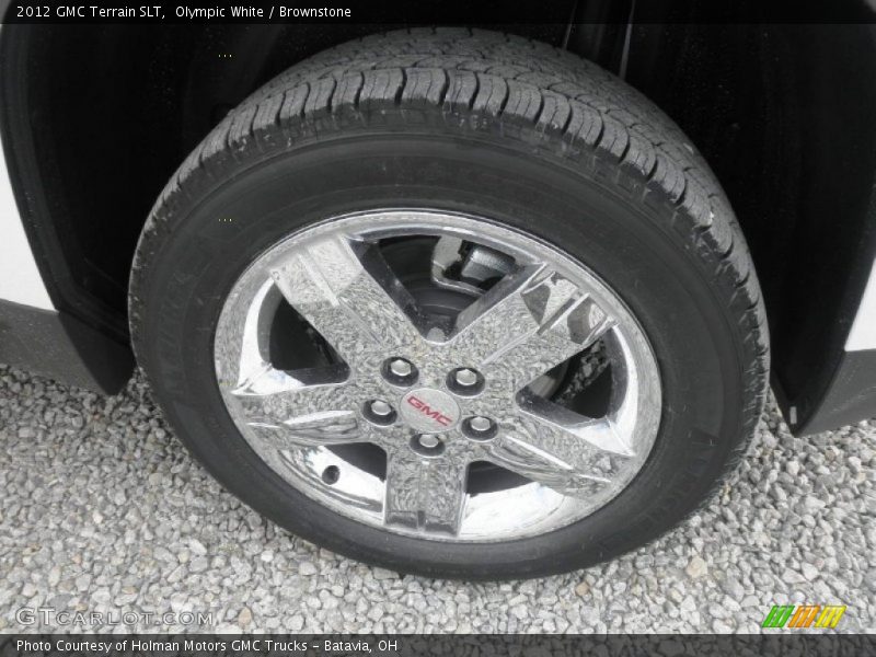 Olympic White / Brownstone 2012 GMC Terrain SLT