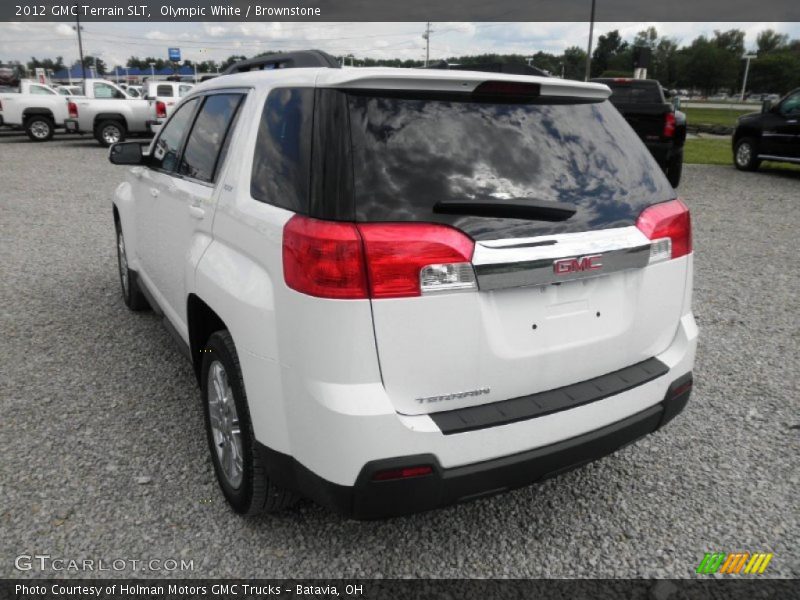 Olympic White / Brownstone 2012 GMC Terrain SLT