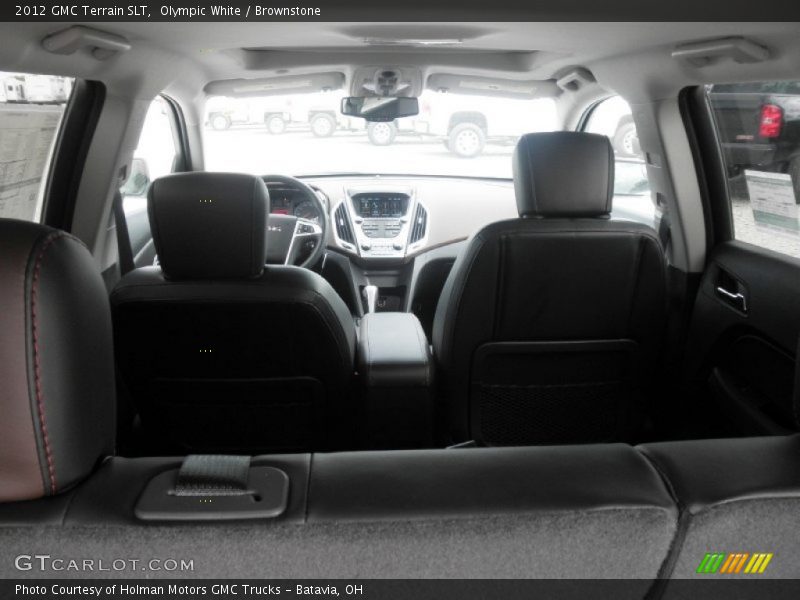 Olympic White / Brownstone 2012 GMC Terrain SLT