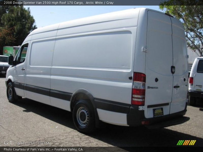Arctic White / Gray 2008 Dodge Sprinter Van 2500 High Roof 170 Cargo