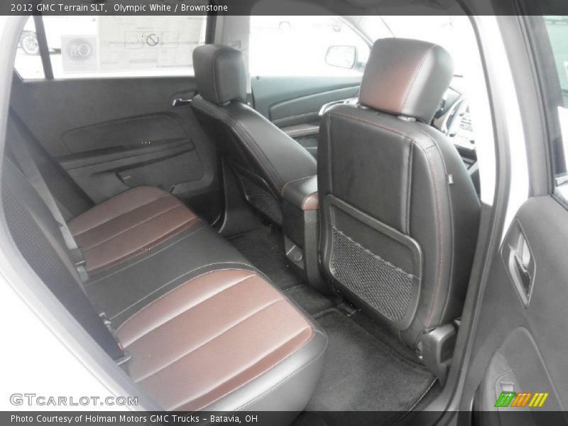 Olympic White / Brownstone 2012 GMC Terrain SLT