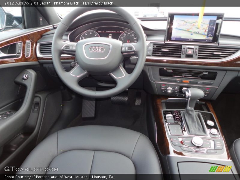 Phantom Black Pearl Effect / Black 2012 Audi A6 2.0T Sedan
