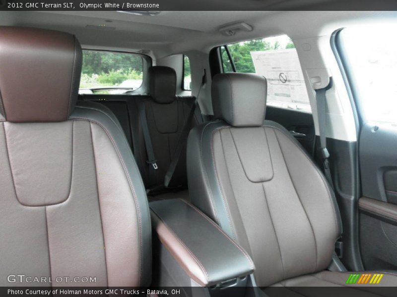 Olympic White / Brownstone 2012 GMC Terrain SLT