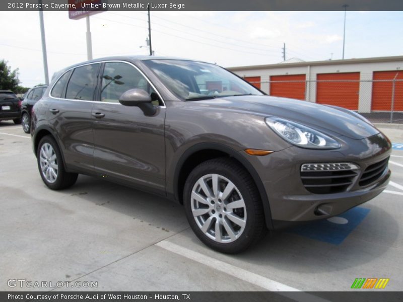 Umber Brown Metallic / Luxor Beige 2012 Porsche Cayenne
