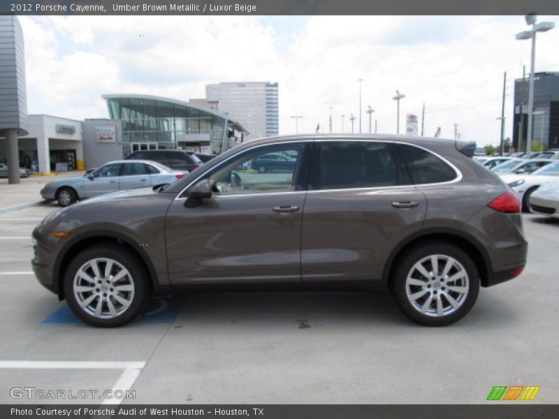 Umber Brown Metallic / Luxor Beige 2012 Porsche Cayenne