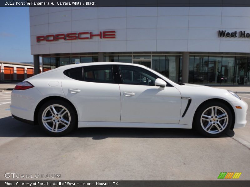 Carrara White / Black 2012 Porsche Panamera 4
