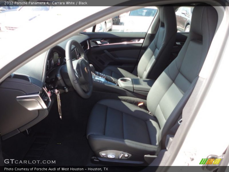 Carrara White / Black 2012 Porsche Panamera 4