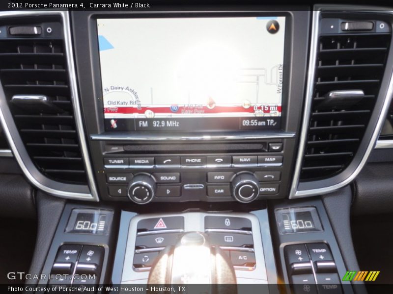 Carrara White / Black 2012 Porsche Panamera 4