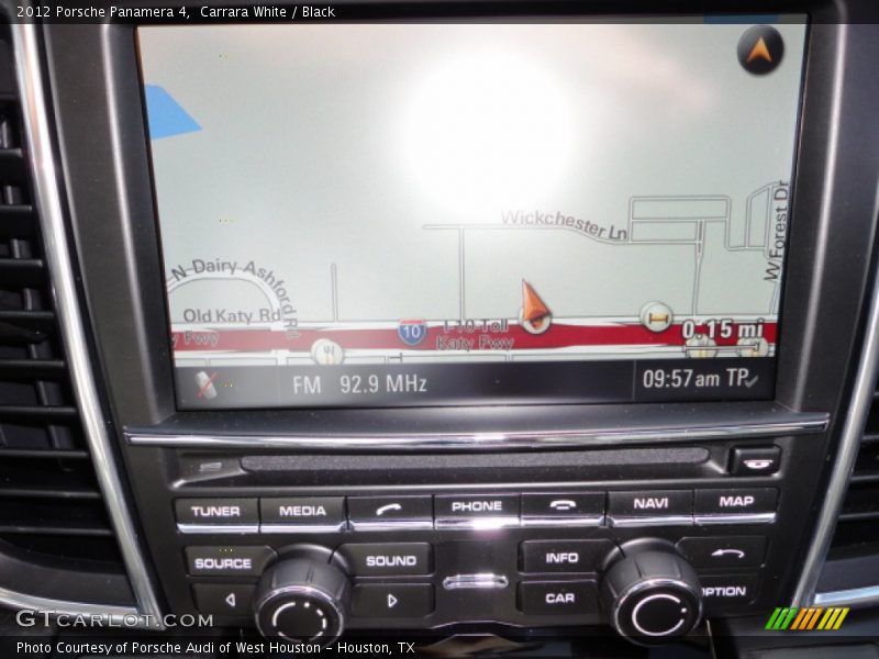 Carrara White / Black 2012 Porsche Panamera 4