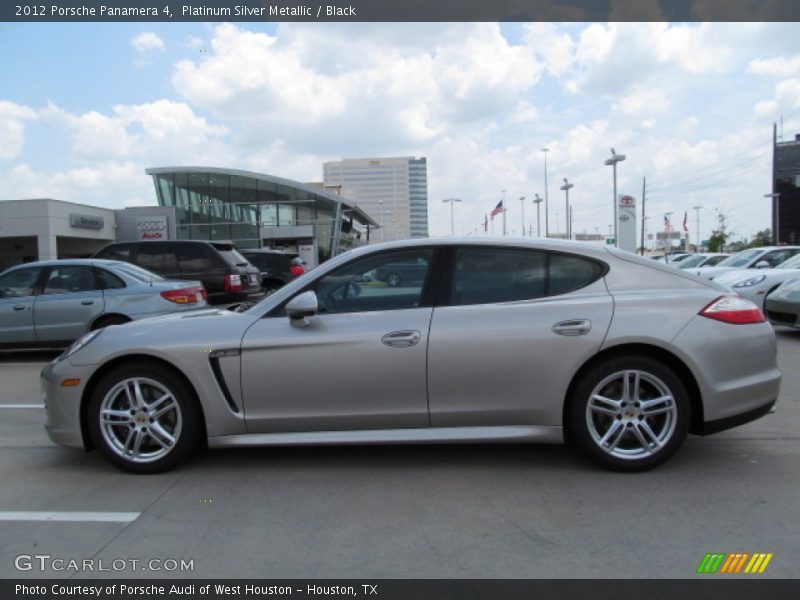  2012 Panamera 4 Platinum Silver Metallic