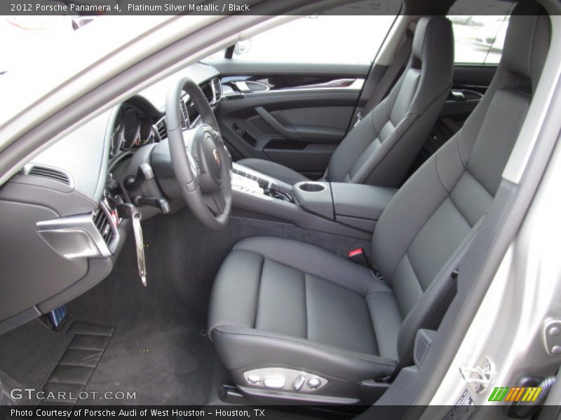  2012 Panamera 4 Black Interior