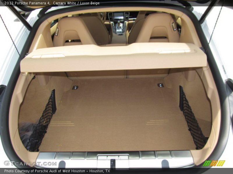 Carrara White / Luxor Beige 2012 Porsche Panamera 4