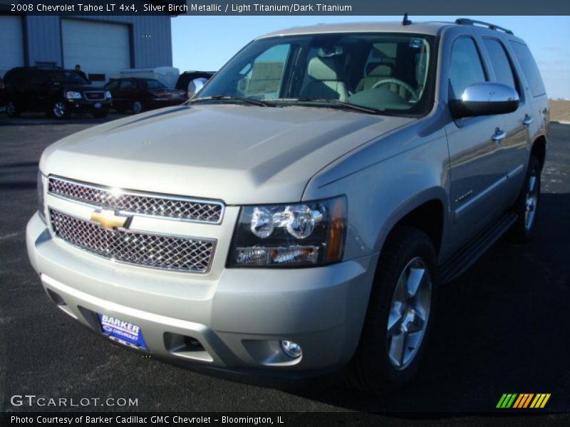 Silver Birch Metallic / Light Titanium/Dark Titanium 2008 Chevrolet Tahoe LT 4x4