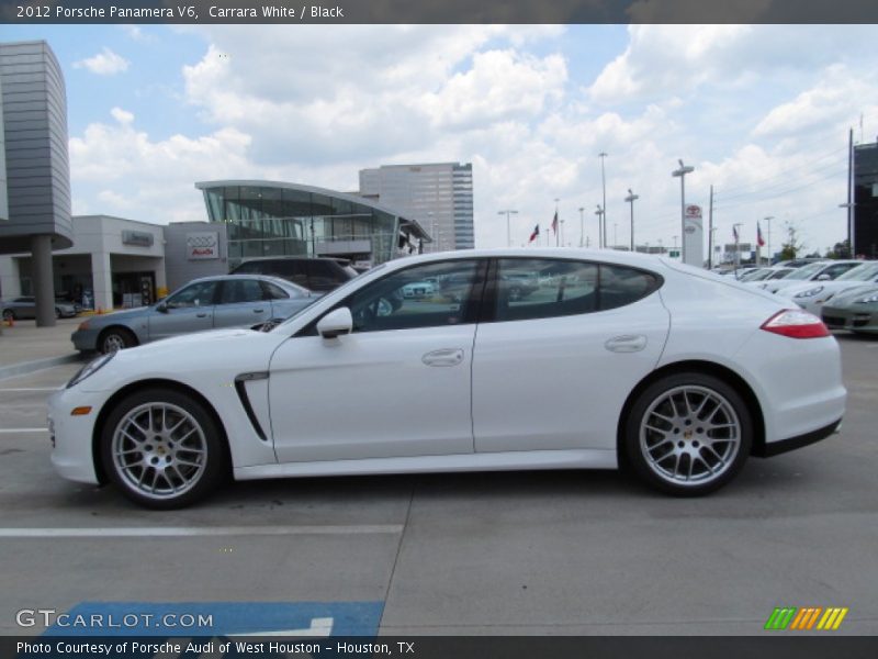 Carrara White / Black 2012 Porsche Panamera V6