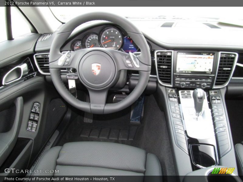 Carrara White / Black 2012 Porsche Panamera V6