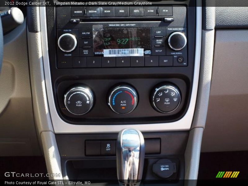 Tungsten Metallic / Dark Slate Gray/Medium Graystone 2012 Dodge Caliber SXT