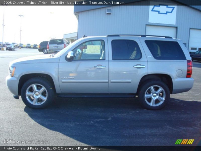 Silver Birch Metallic / Light Titanium/Dark Titanium 2008 Chevrolet Tahoe LT 4x4