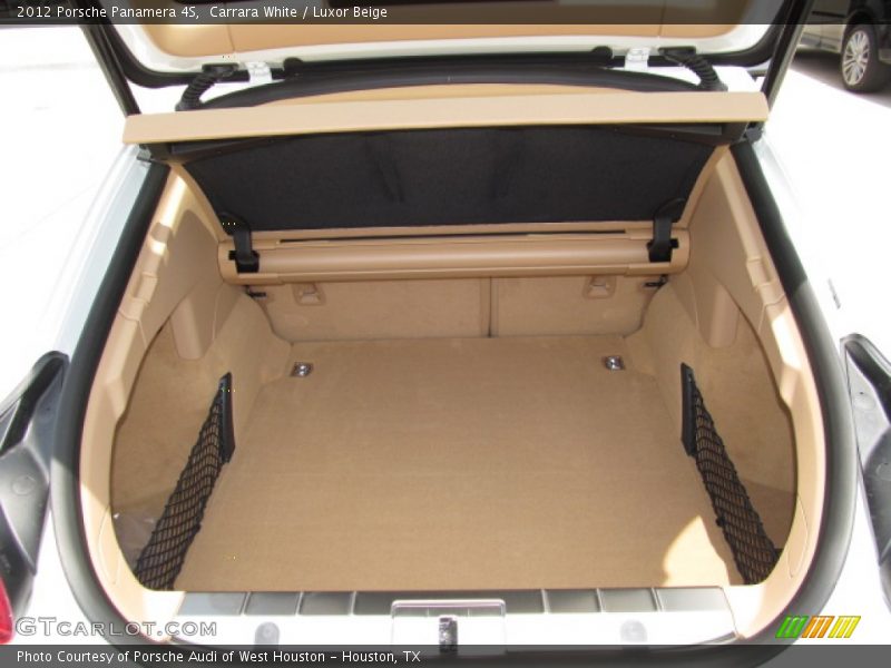 Carrara White / Luxor Beige 2012 Porsche Panamera 4S