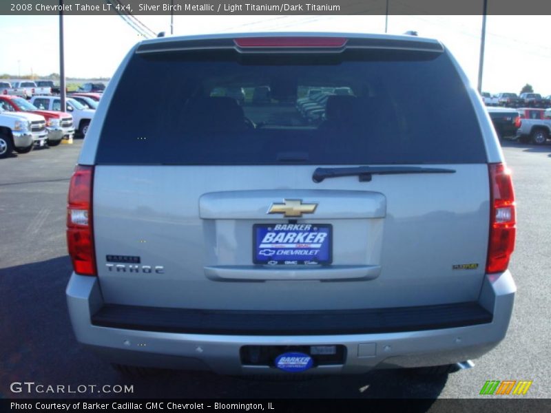 Silver Birch Metallic / Light Titanium/Dark Titanium 2008 Chevrolet Tahoe LT 4x4