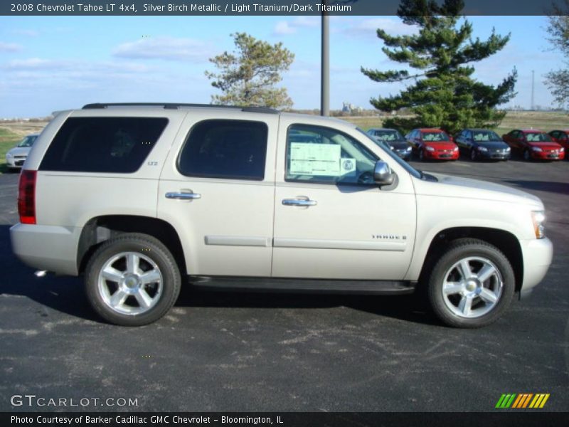 Silver Birch Metallic / Light Titanium/Dark Titanium 2008 Chevrolet Tahoe LT 4x4