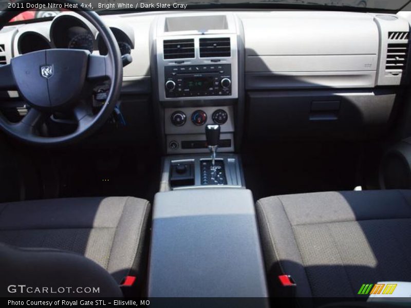 Bright White / Dark Slate Gray 2011 Dodge Nitro Heat 4x4