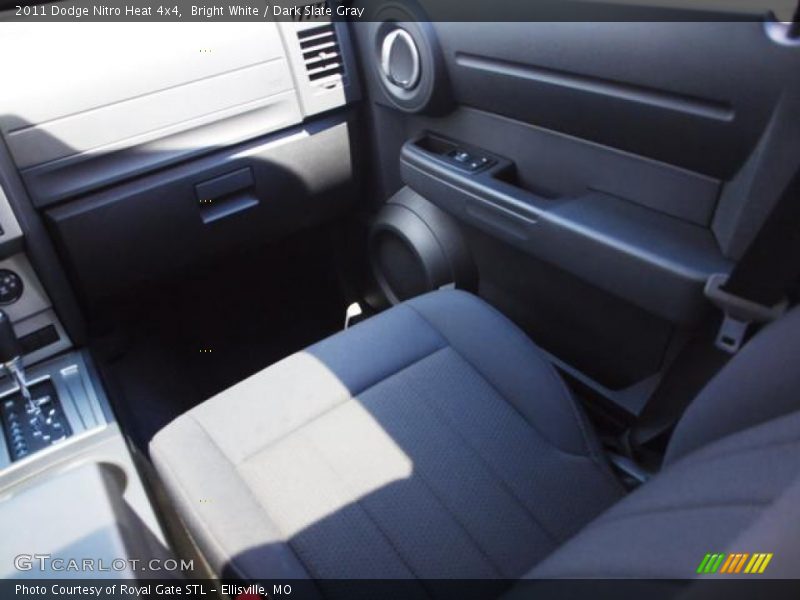 Bright White / Dark Slate Gray 2011 Dodge Nitro Heat 4x4