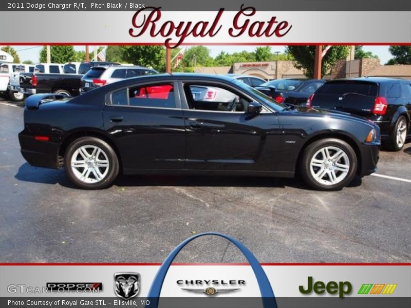 Pitch Black / Black 2011 Dodge Charger R/T