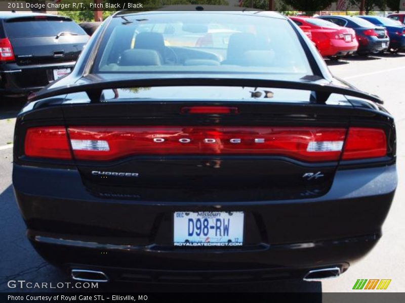 Pitch Black / Black 2011 Dodge Charger R/T