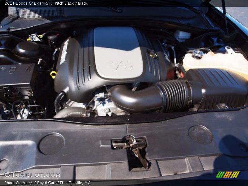 Pitch Black / Black 2011 Dodge Charger R/T