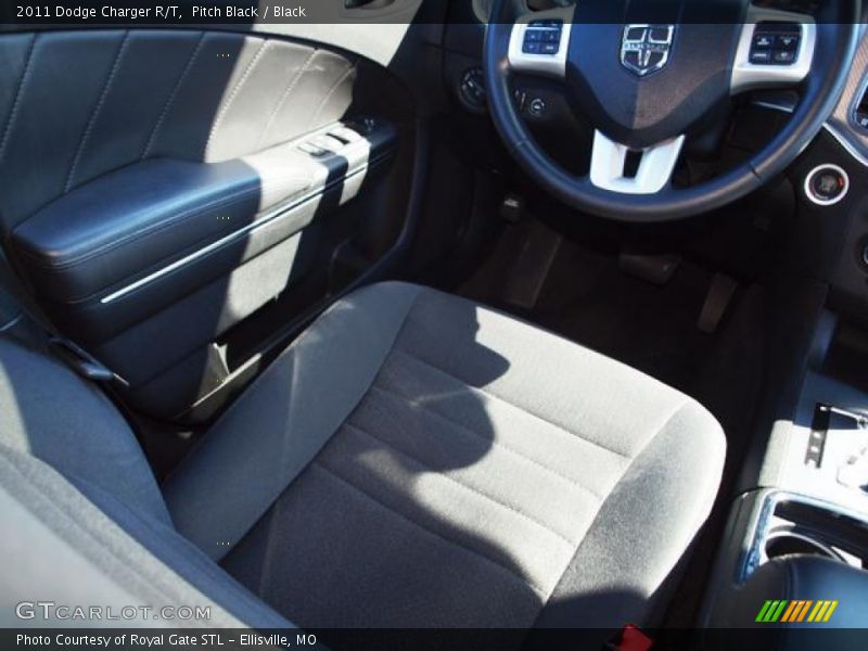 Pitch Black / Black 2011 Dodge Charger R/T