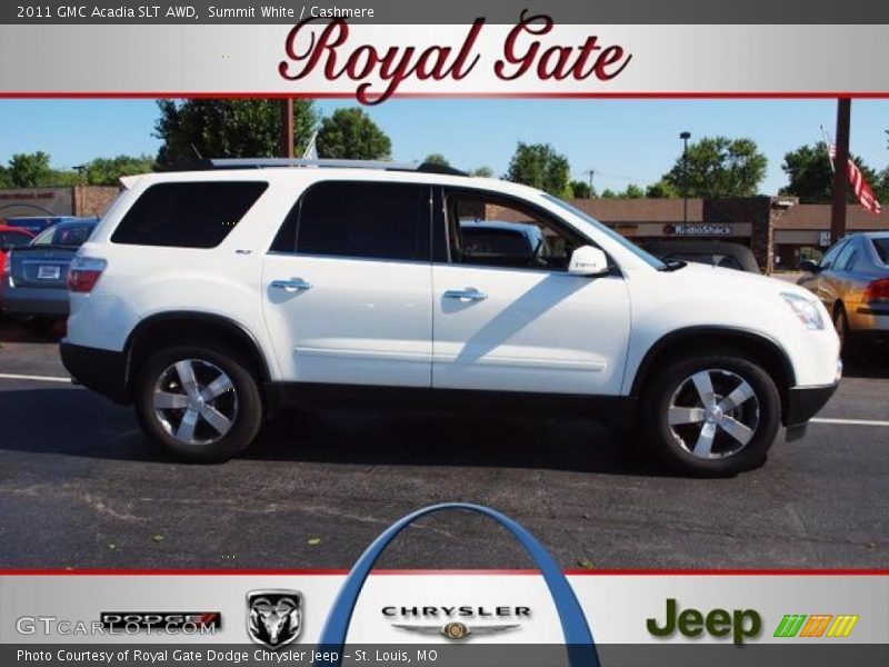 Summit White / Cashmere 2011 GMC Acadia SLT AWD