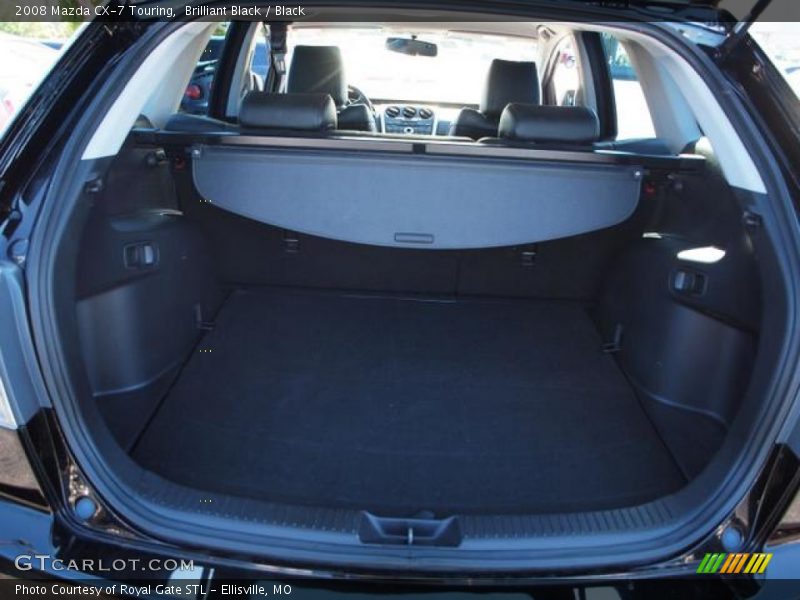 Brilliant Black / Black 2008 Mazda CX-7 Touring