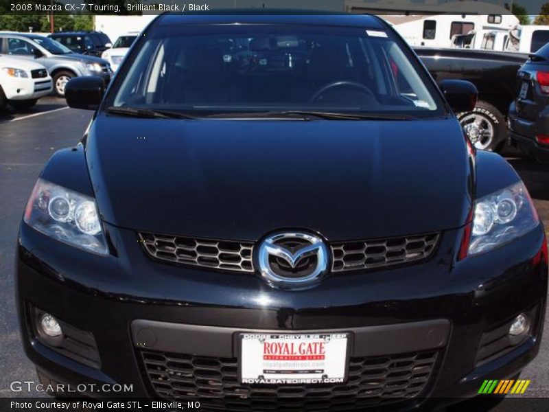 Brilliant Black / Black 2008 Mazda CX-7 Touring