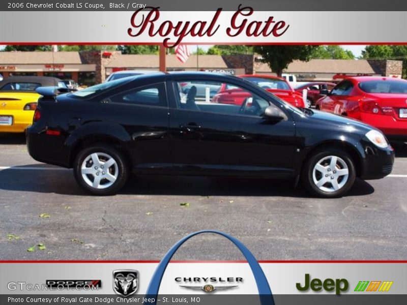 Black / Gray 2006 Chevrolet Cobalt LS Coupe