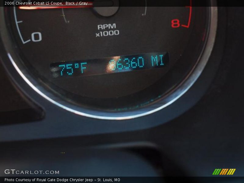 Black / Gray 2006 Chevrolet Cobalt LS Coupe