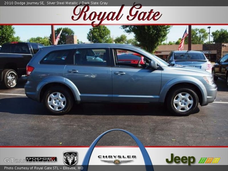 Silver Steel Metallic / Dark Slate Gray 2010 Dodge Journey SE