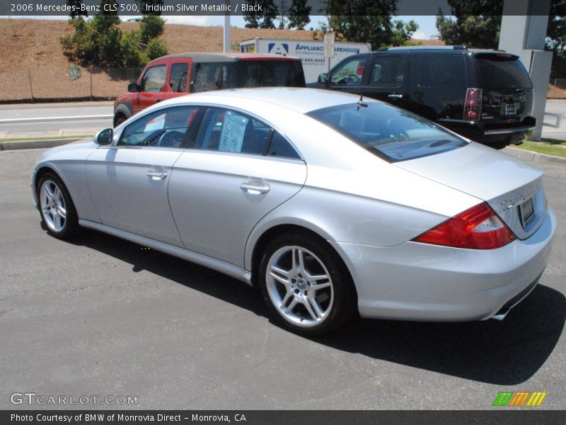Iridium Silver Metallic / Black 2006 Mercedes-Benz CLS 500