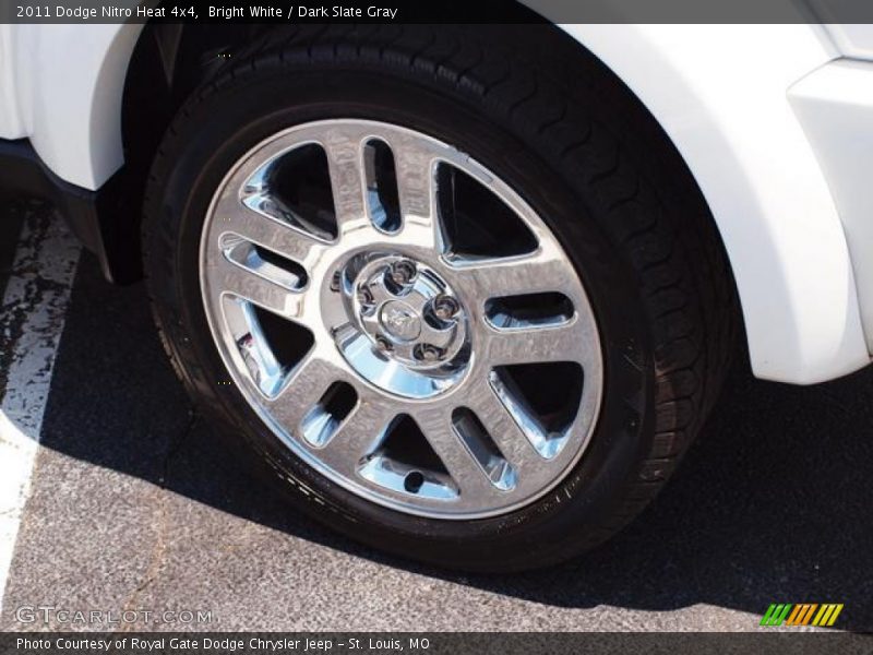 Bright White / Dark Slate Gray 2011 Dodge Nitro Heat 4x4