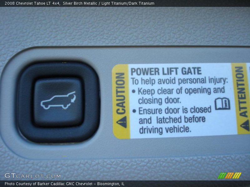 Silver Birch Metallic / Light Titanium/Dark Titanium 2008 Chevrolet Tahoe LT 4x4