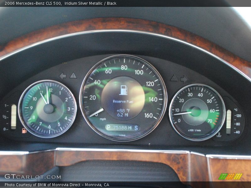 Iridium Silver Metallic / Black 2006 Mercedes-Benz CLS 500