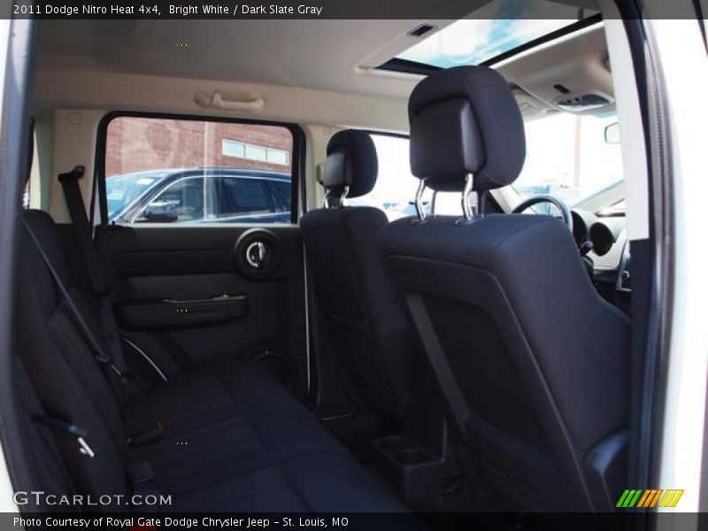 Bright White / Dark Slate Gray 2011 Dodge Nitro Heat 4x4