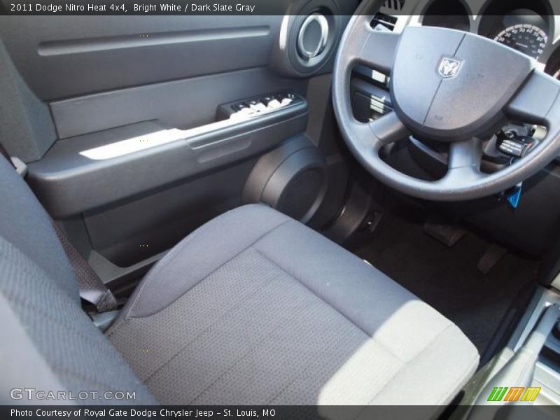 Bright White / Dark Slate Gray 2011 Dodge Nitro Heat 4x4